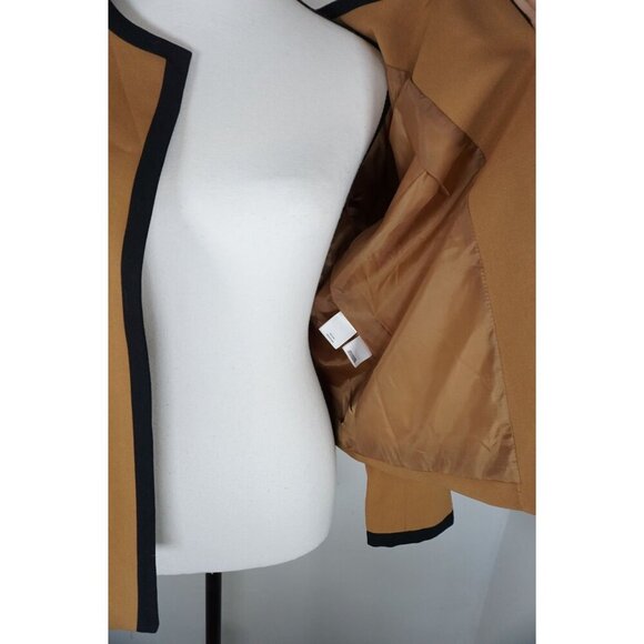 Nine West Women's Ponte Neck Jacket w/ Trimming Detail - Size 8 - Picture 15 of 16